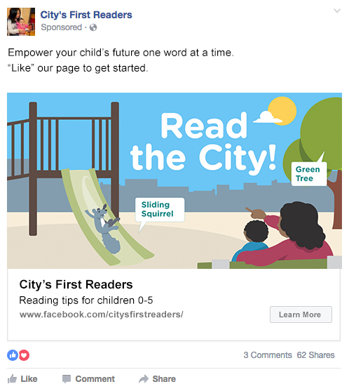 Read the City ad on Facebook