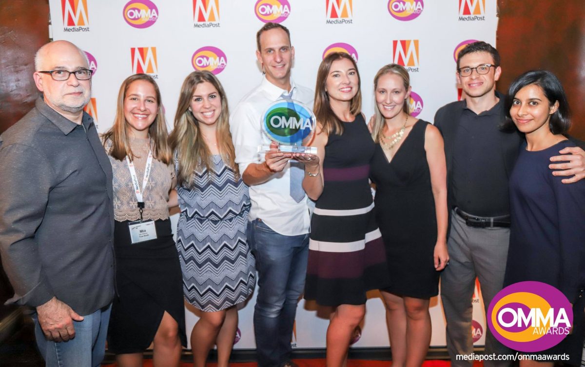 True North team with the Omma Award