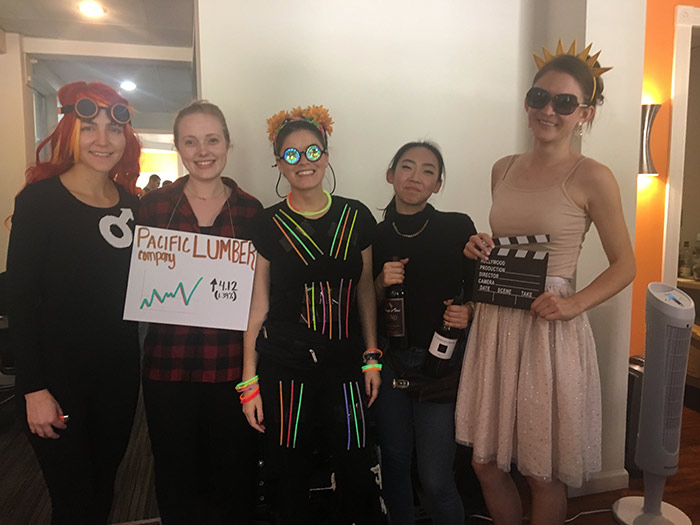 SF team dressed as music festivals