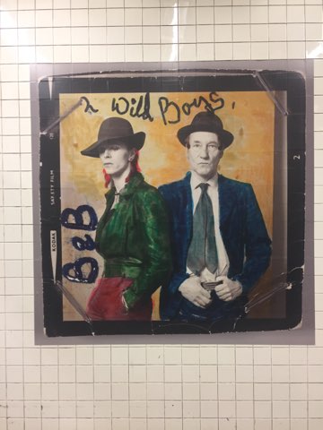 David Bowie subway ads