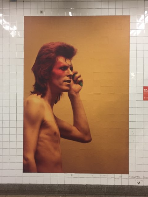 David Bowie subway ads