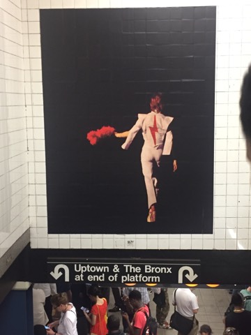 David Bowie subway ads