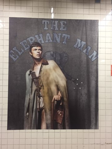 David Bowie subway ads