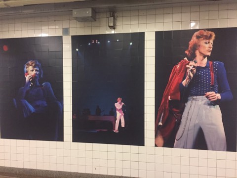 David Bowie subway ads