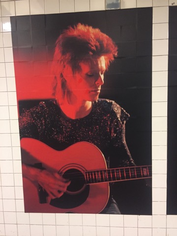 David Bowie subway ads