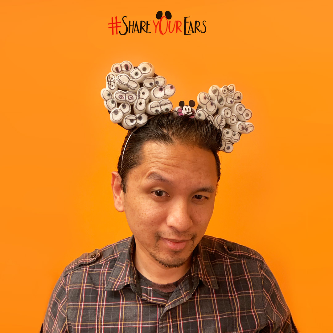 True North employee with Mickey ears