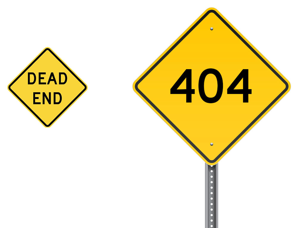 dead end road signs